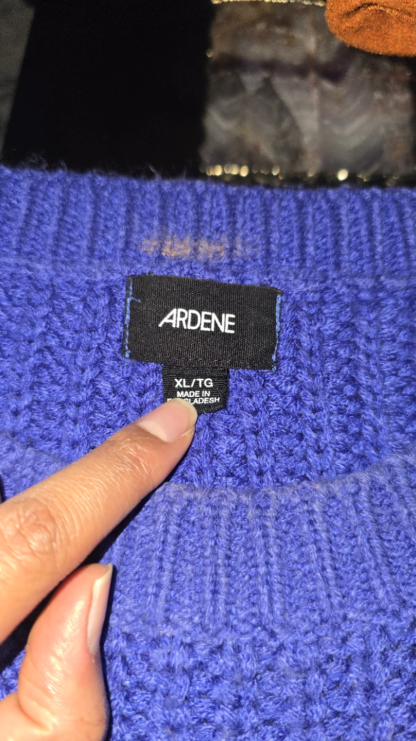 Ardene Blue Knit Sweater XL/TG - photo 2