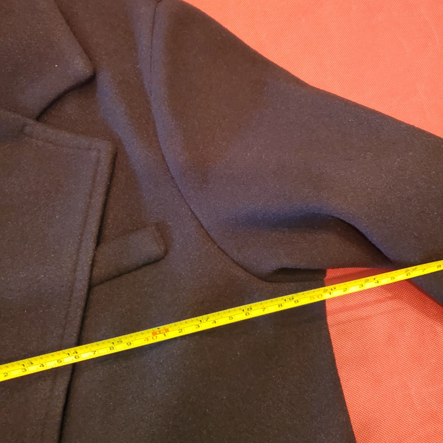 Black Double-Breasted Coat - photo 4