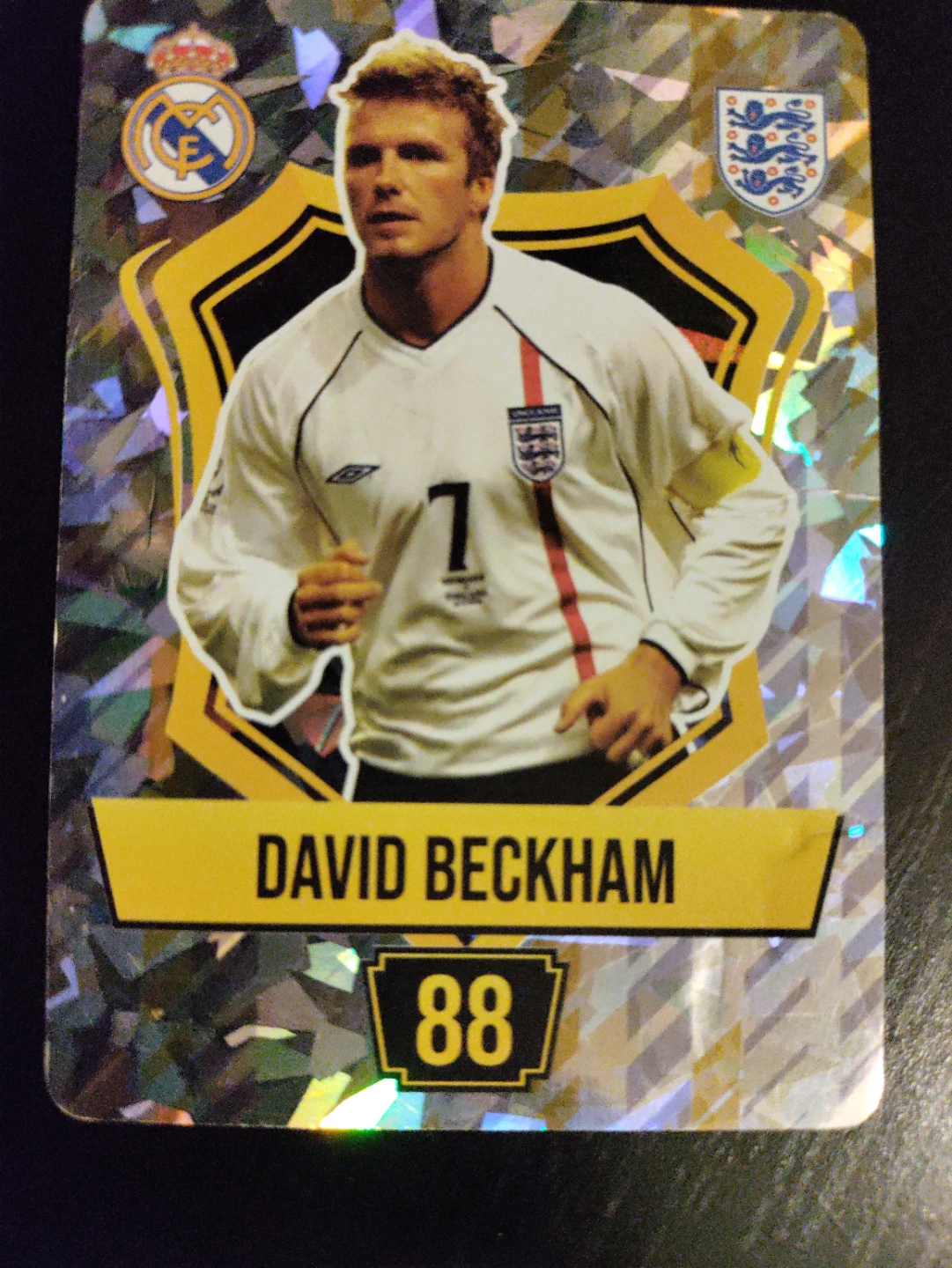 David Beckham 88 Soccer Trading Card