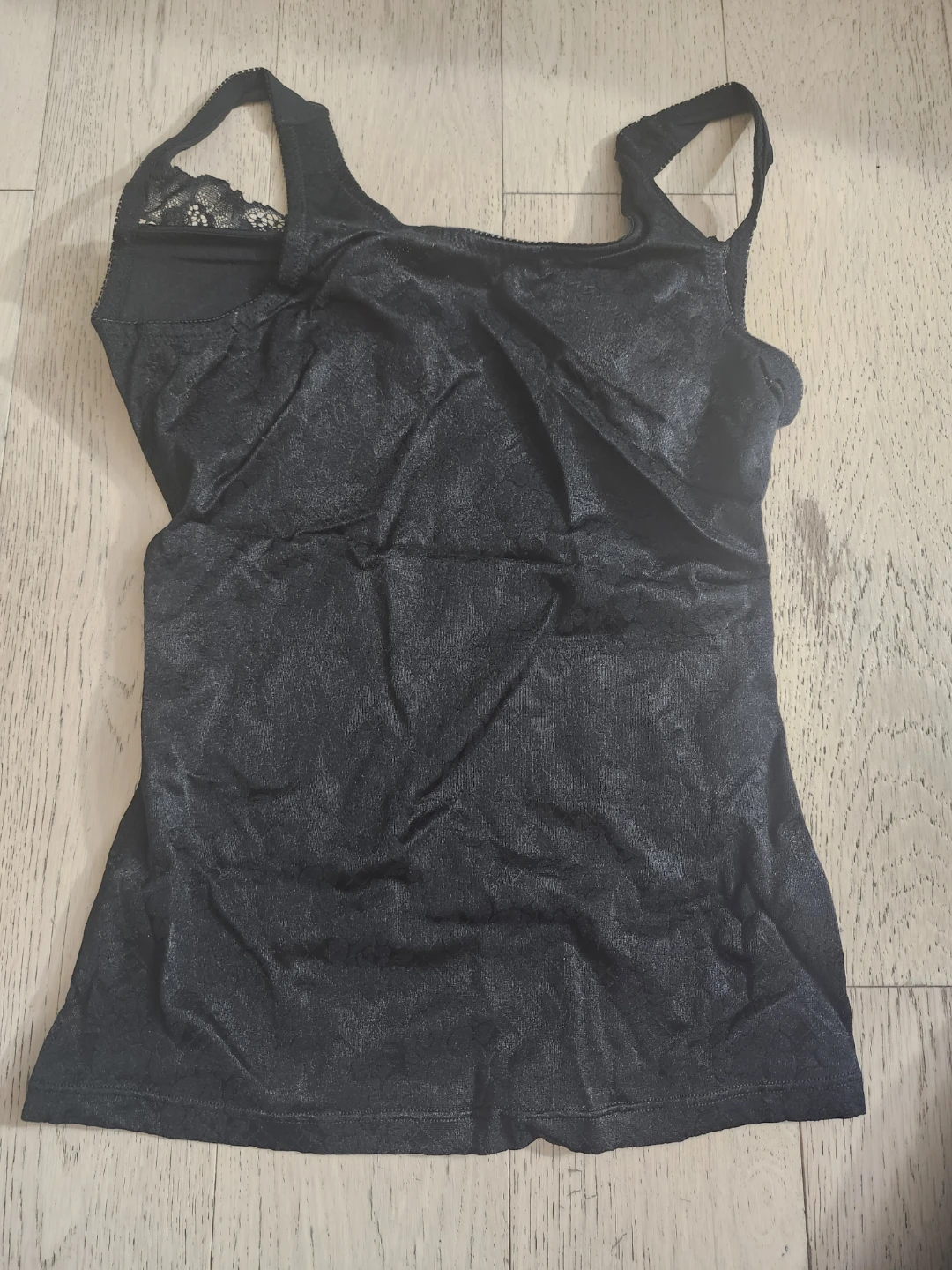 Black Lace Corset Tank Top - photo 2