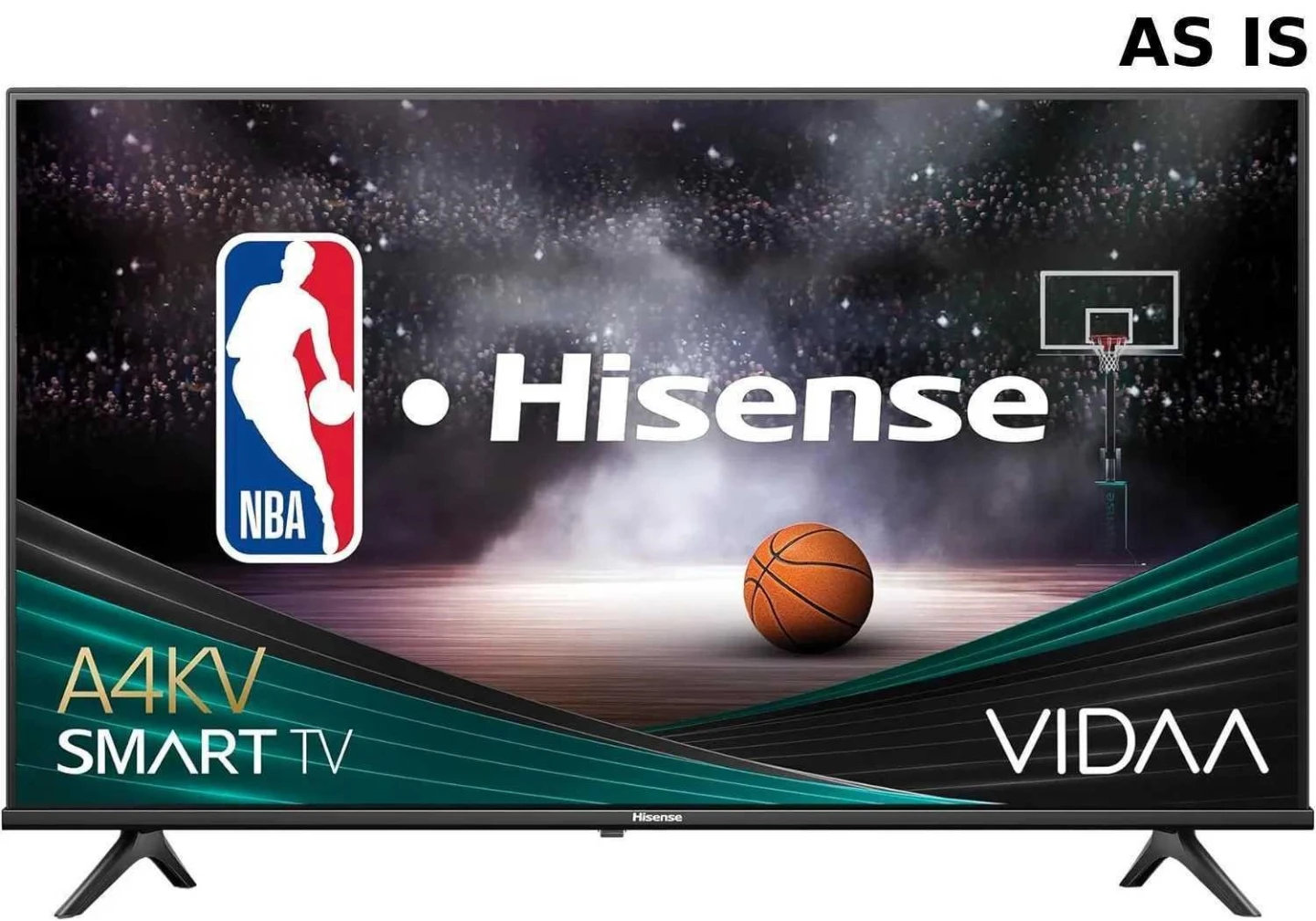 Hisense 40A4KV 40" Smart TV (Damaged Screen)
