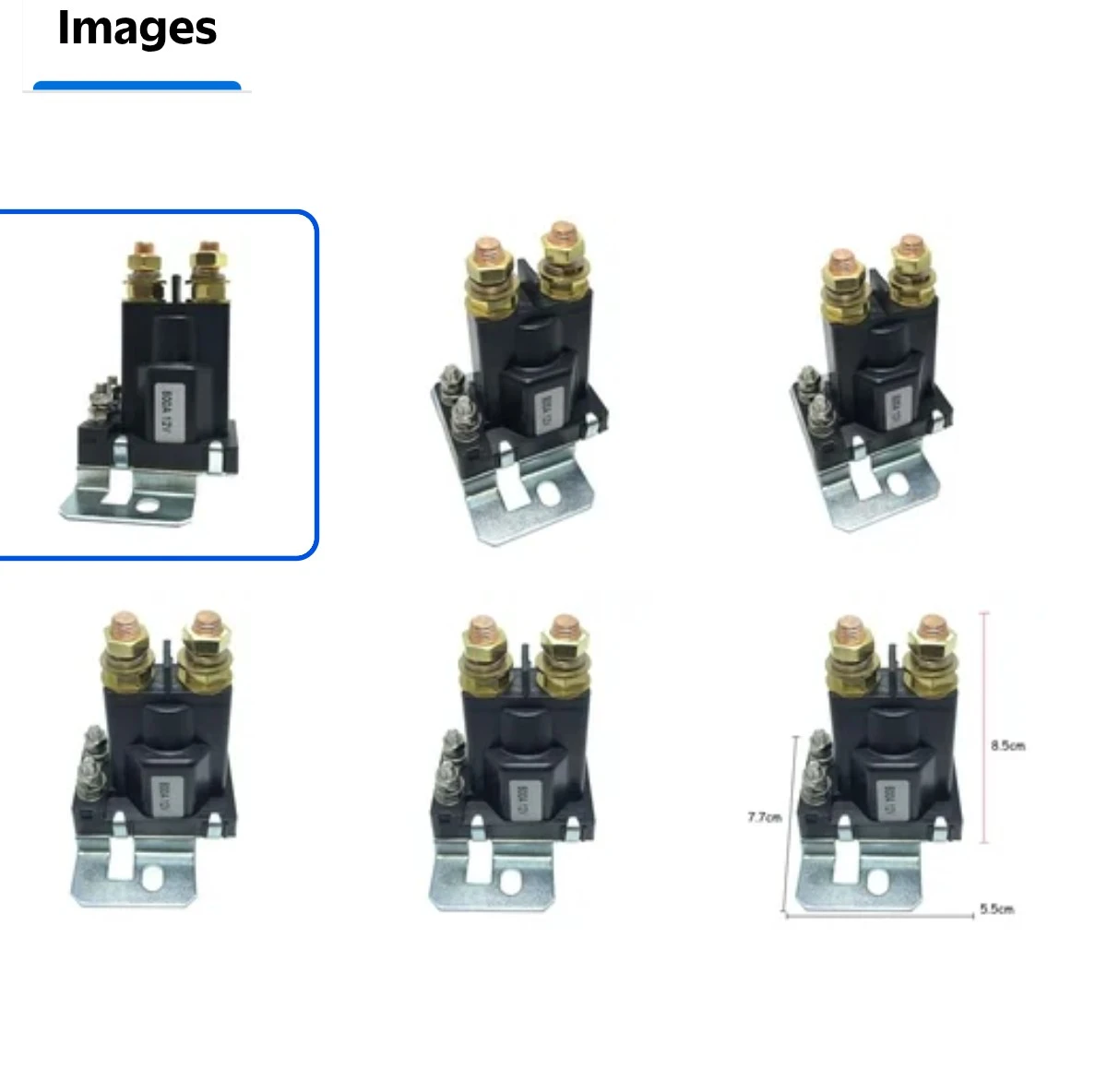 12VDC 500A SPST Contactor Double Battery Isolator - photo 3