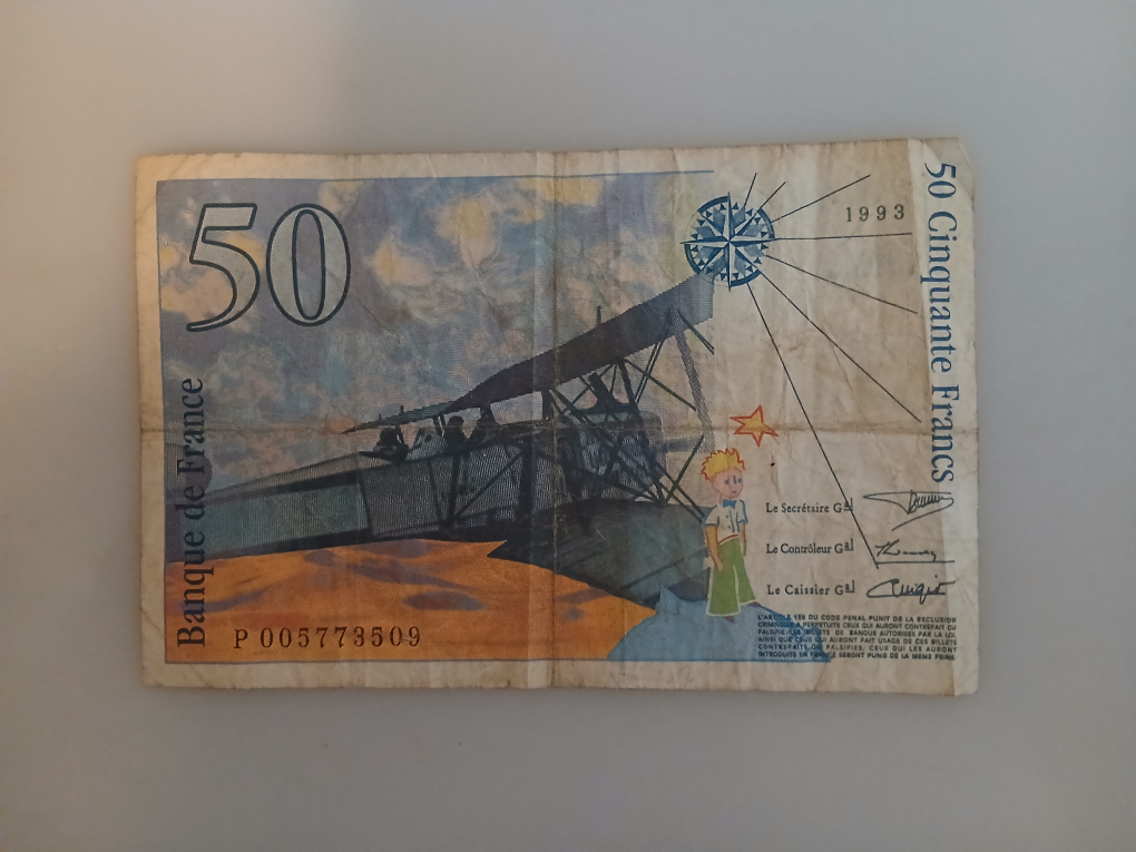 50 Francs Banknote - France