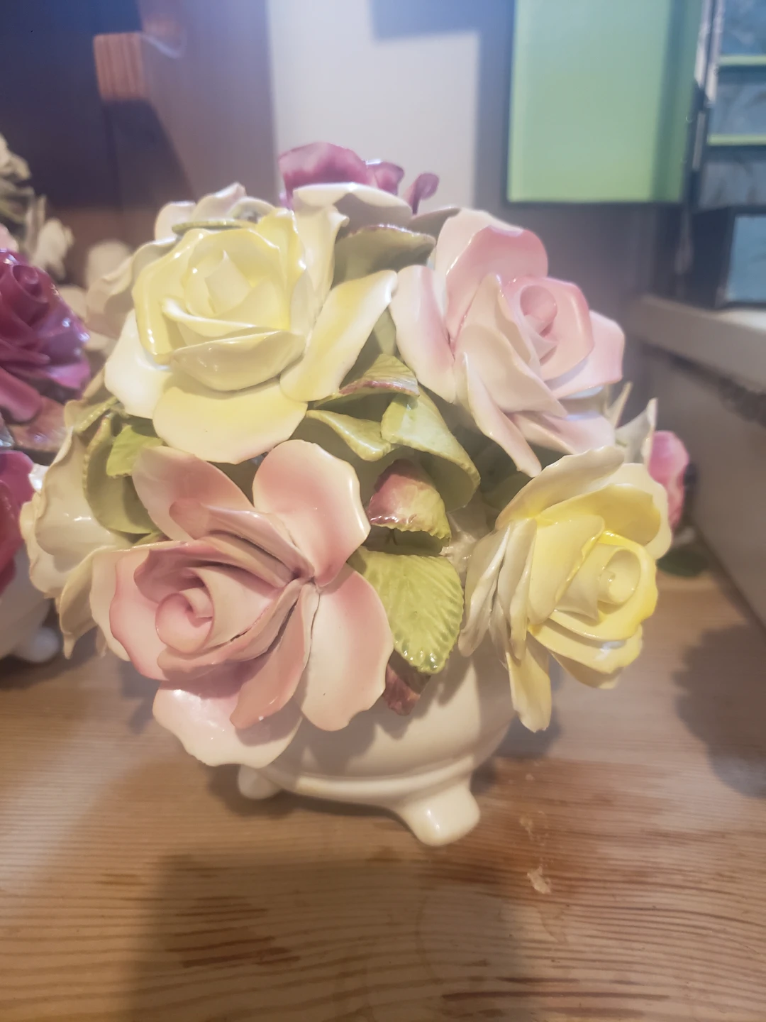 Stratford Bone China Rose Potpourri Bowl