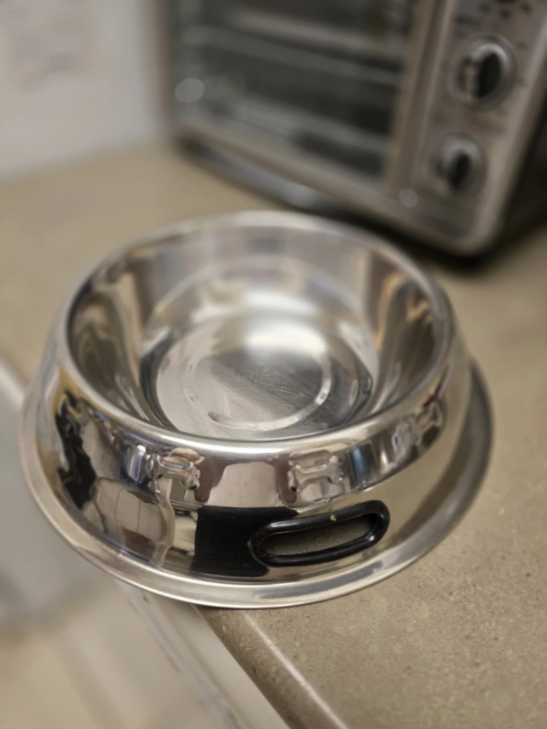Large Stainless Steel Pet Bowl - photo 2