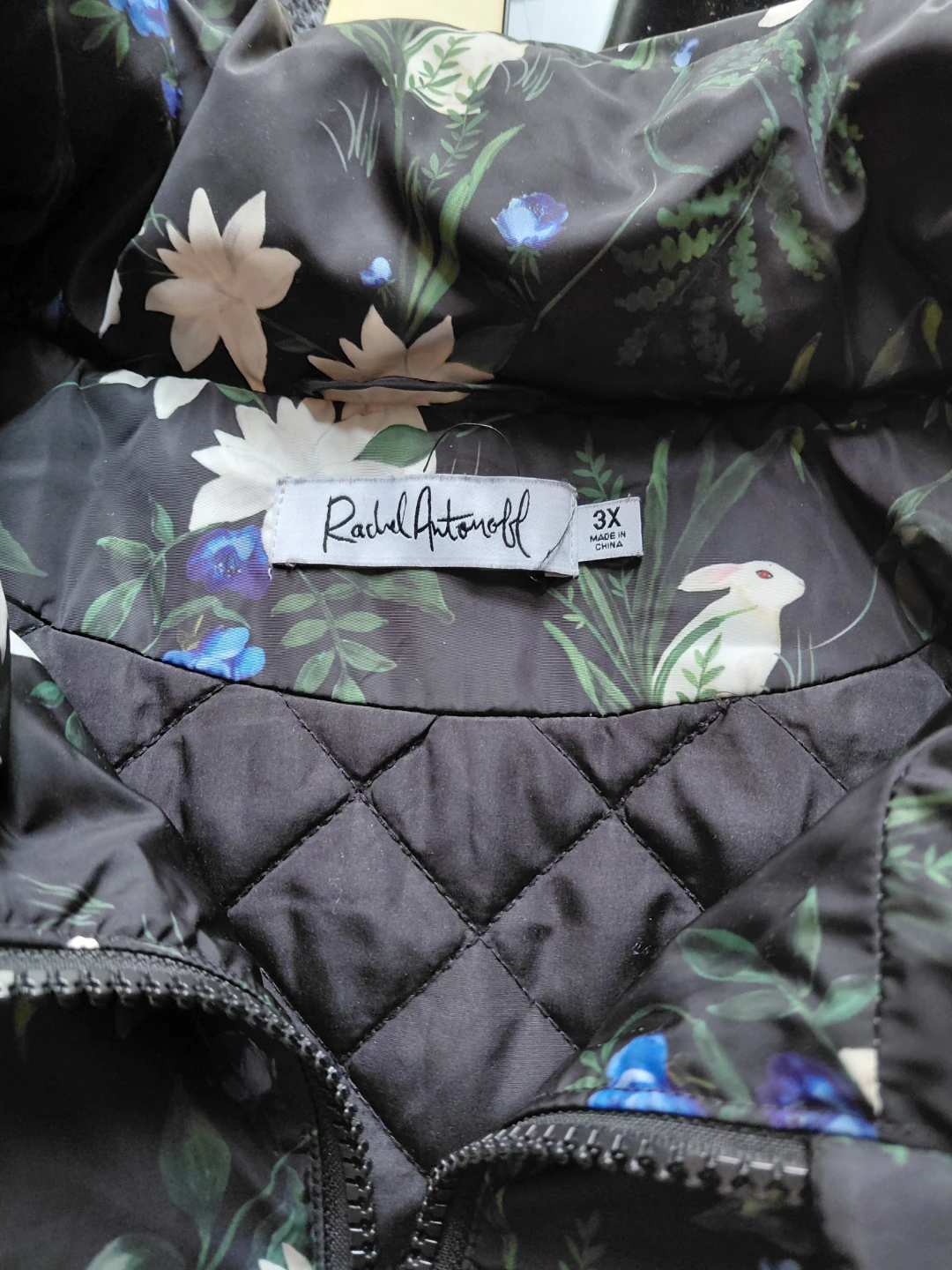 Rachel Antonoff Floral Quilted Jacket