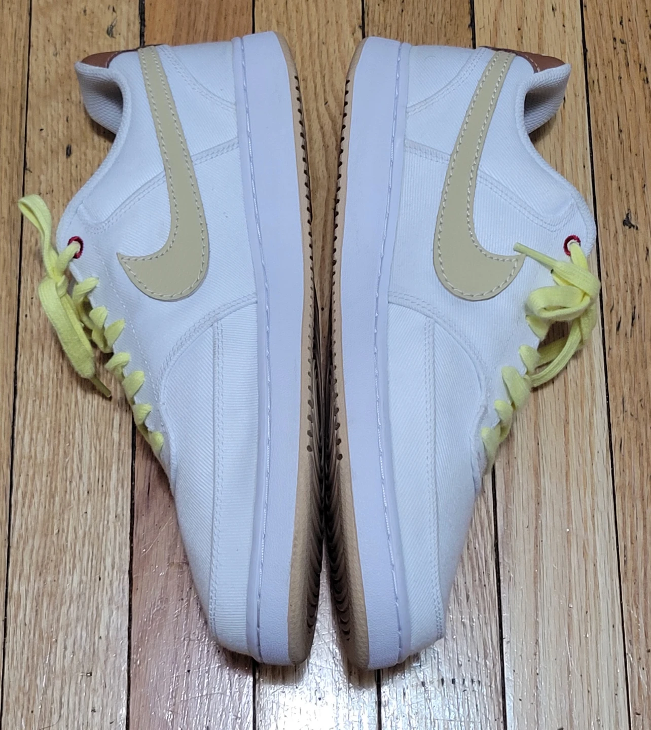 Nike Court Vision Low White Yellow Size US 10.5 - photo 4