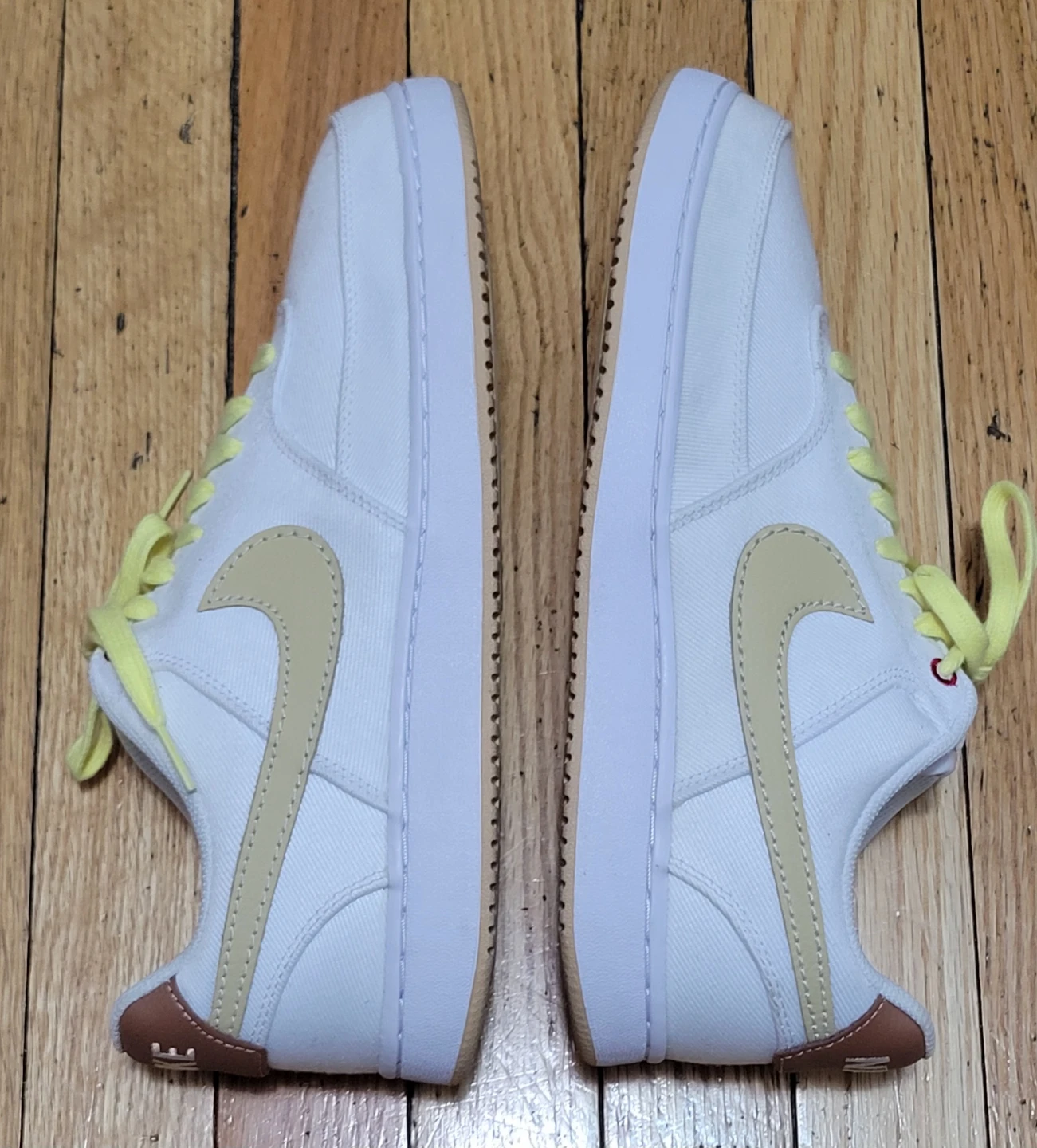 Nike Court Vision Low White Yellow Size US 10.5 - photo 5