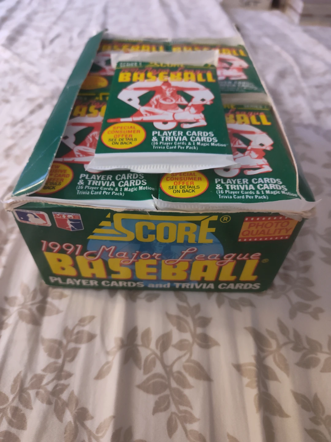 1991 Score Major League Baseball unopened pack's