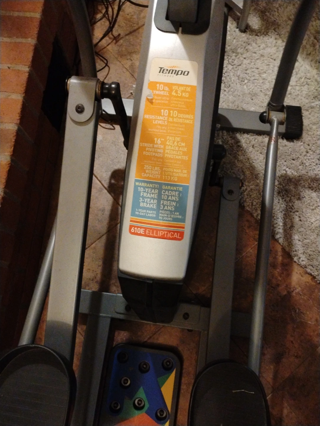Tempo 610E Elliptical