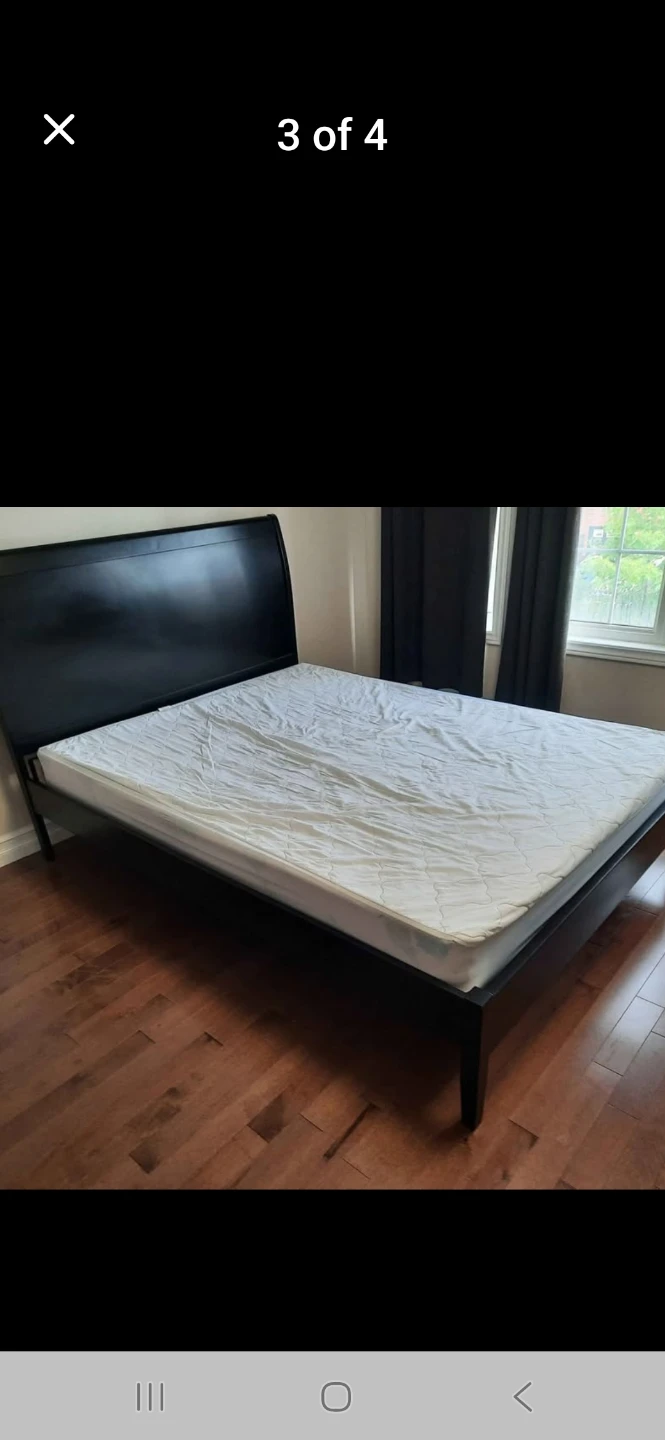 Queen bed -Wood - photo 2