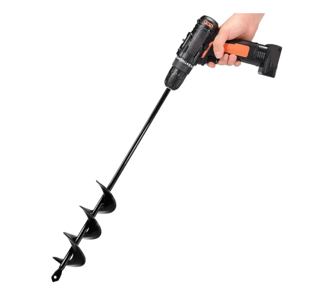 Garden Auger Drill Bit 1.6x16.5 inch Garden Auger Spiral