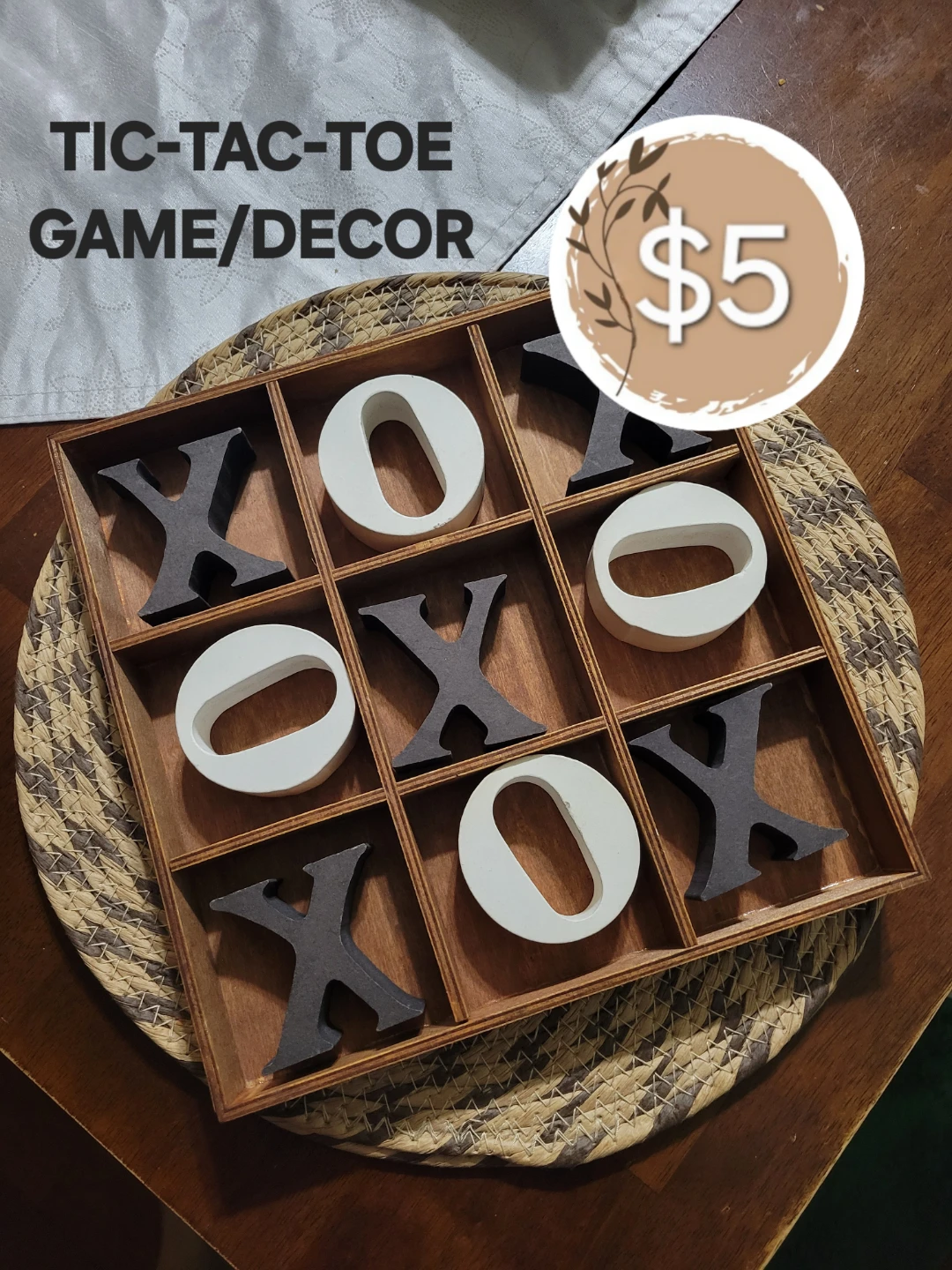 Tic-Tac-Toe Game/Decor