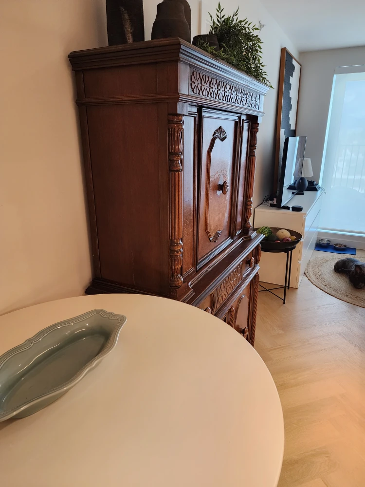 Vintage Wooden China Cabinet - photo 3