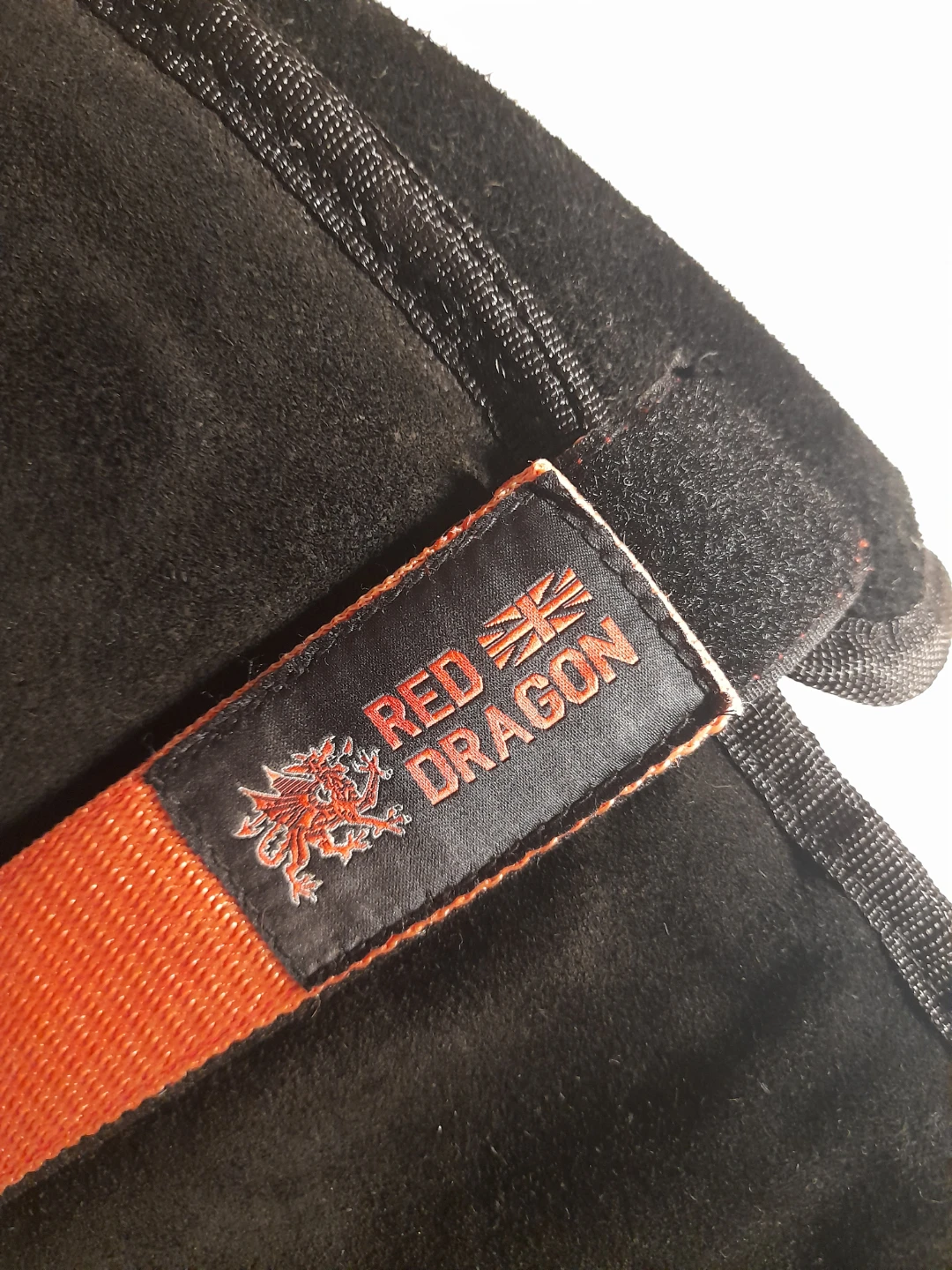 Red Dragon Leather Mask Overlay sizes S and M - photo 3