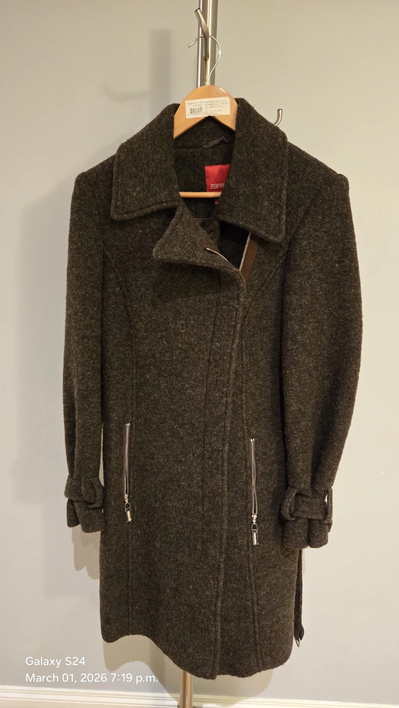 Esprit Women's Wool Blend Coat - Size M