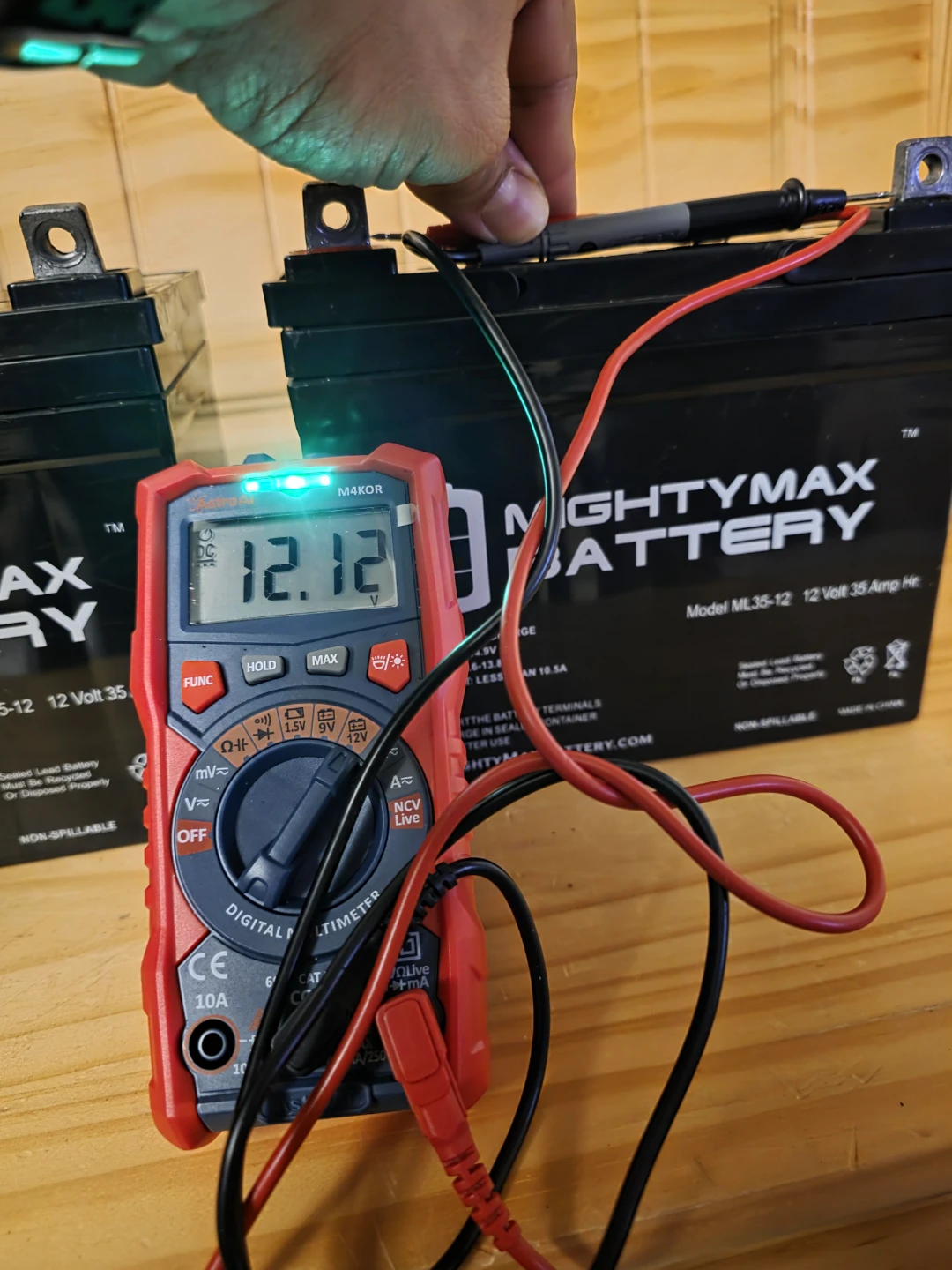 Mighty max battery  model 12volt - photo 3