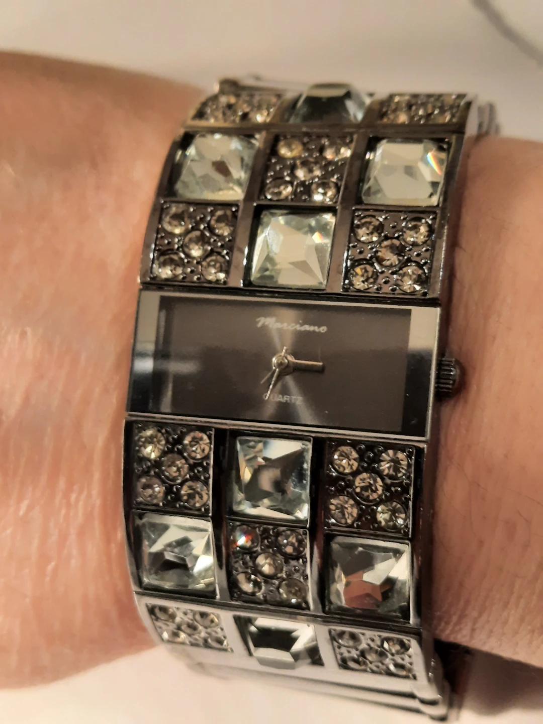 Marciano Quartz Watch with Rhinestones - photo 2