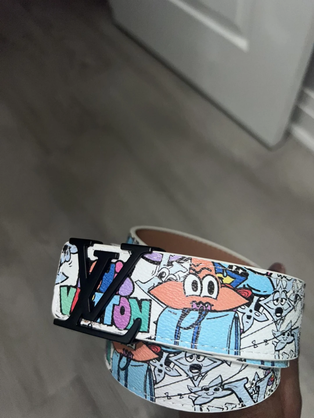 Louis Vuitton Belt - Multicolour Cartoon Print