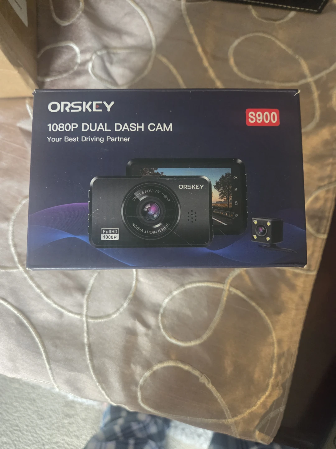 ORSKEY S900 1080P Dual Dash Cam