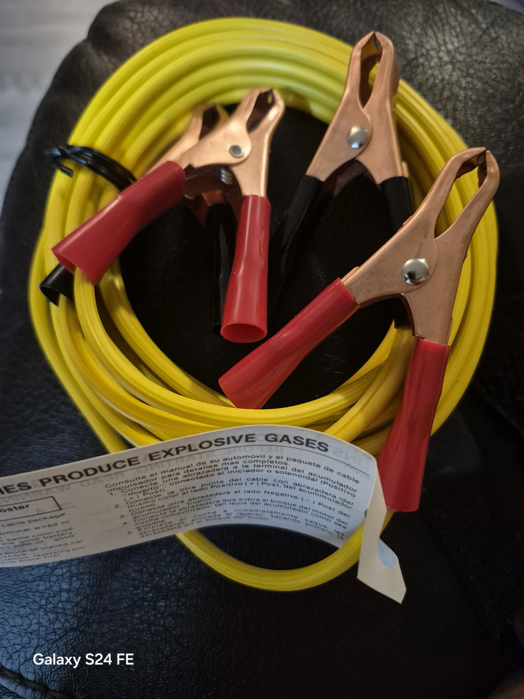 Yellow Jumper Cables