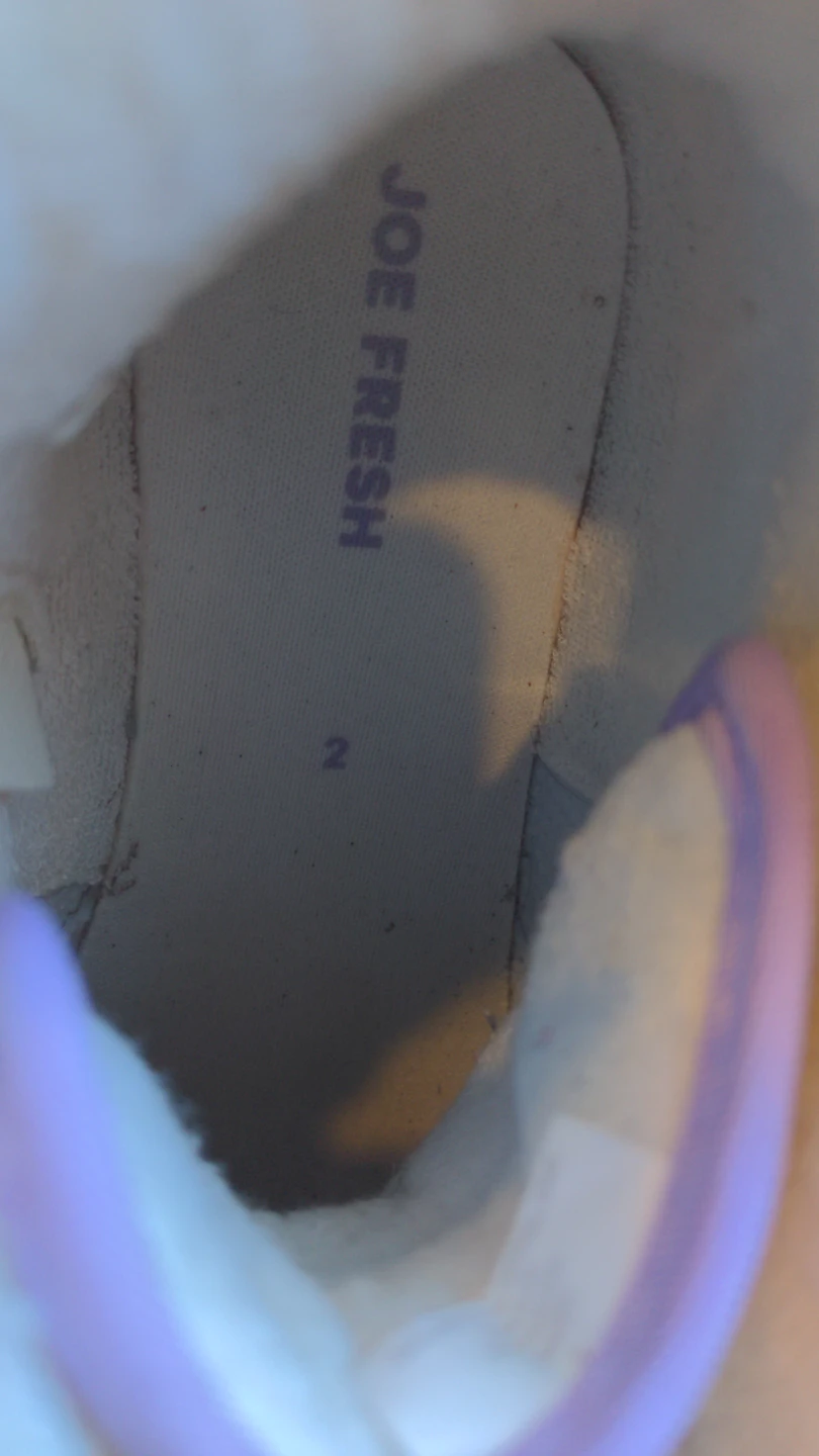 Joe Fresh High-Top Sneakers - Size 2 - photo 4