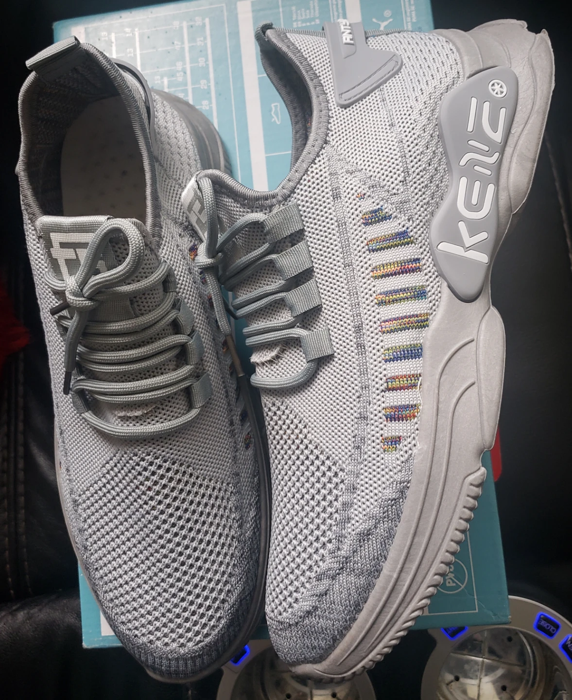 Brand new Men's Sport Fashion Shous Gray