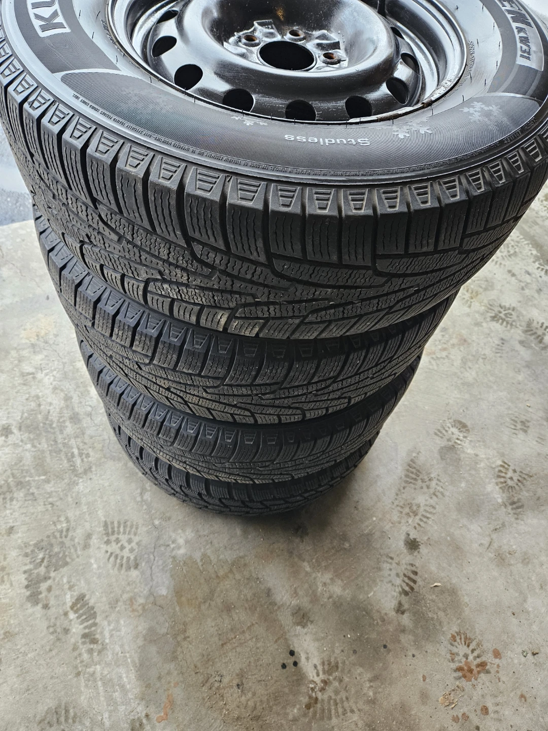 Kumho Winter Tires on Steel Rims - Set of 4 - photo 3
