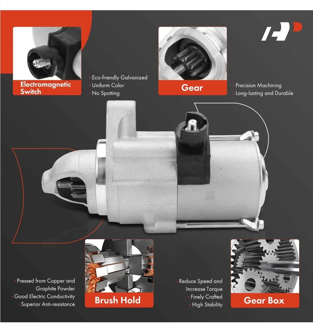WAI Starter Motor - 16434N