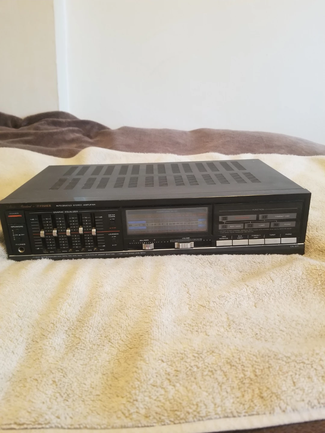 Fisher CA-271 Integrated Stereo Amplifier