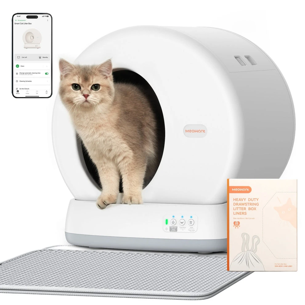 MeoWant Automatic Self-Cleaning Cat Litter Box