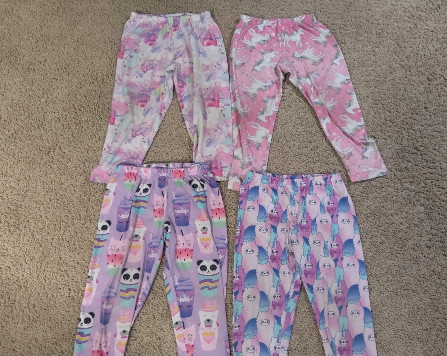 Four Pairs of Girls' Pajama Pants - photo 2