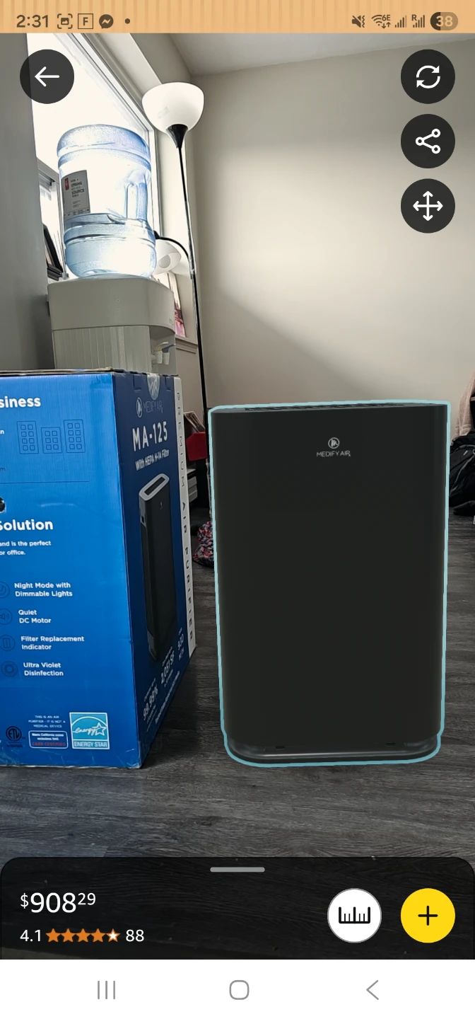 *Brand New* Medify MA-125 Air Purifier with True HEPA H14 Filter