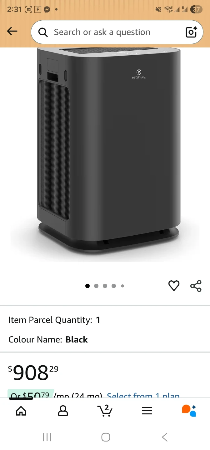 *Brand New* Medify MA-125 Air Purifier with True HEPA H14 Filter - photo 2