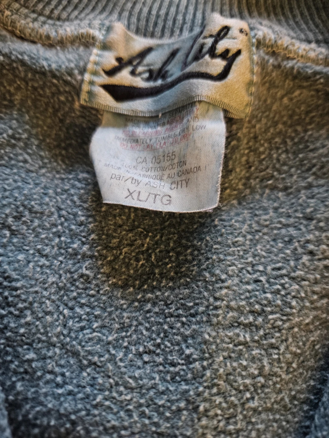 Rare Russian McDonald's Ash City Grey 1/4 Zip Sweatshirt XL - photo 2