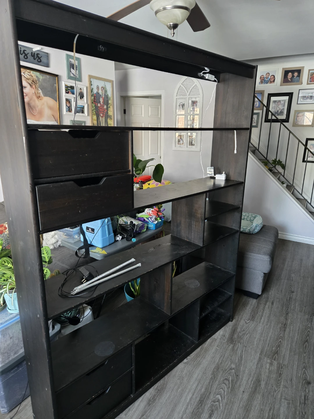 Shelving Unit. Used as Plant Stand