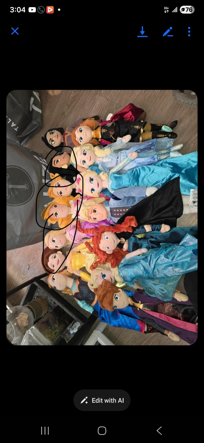 Disney Princess Plush Doll Collection