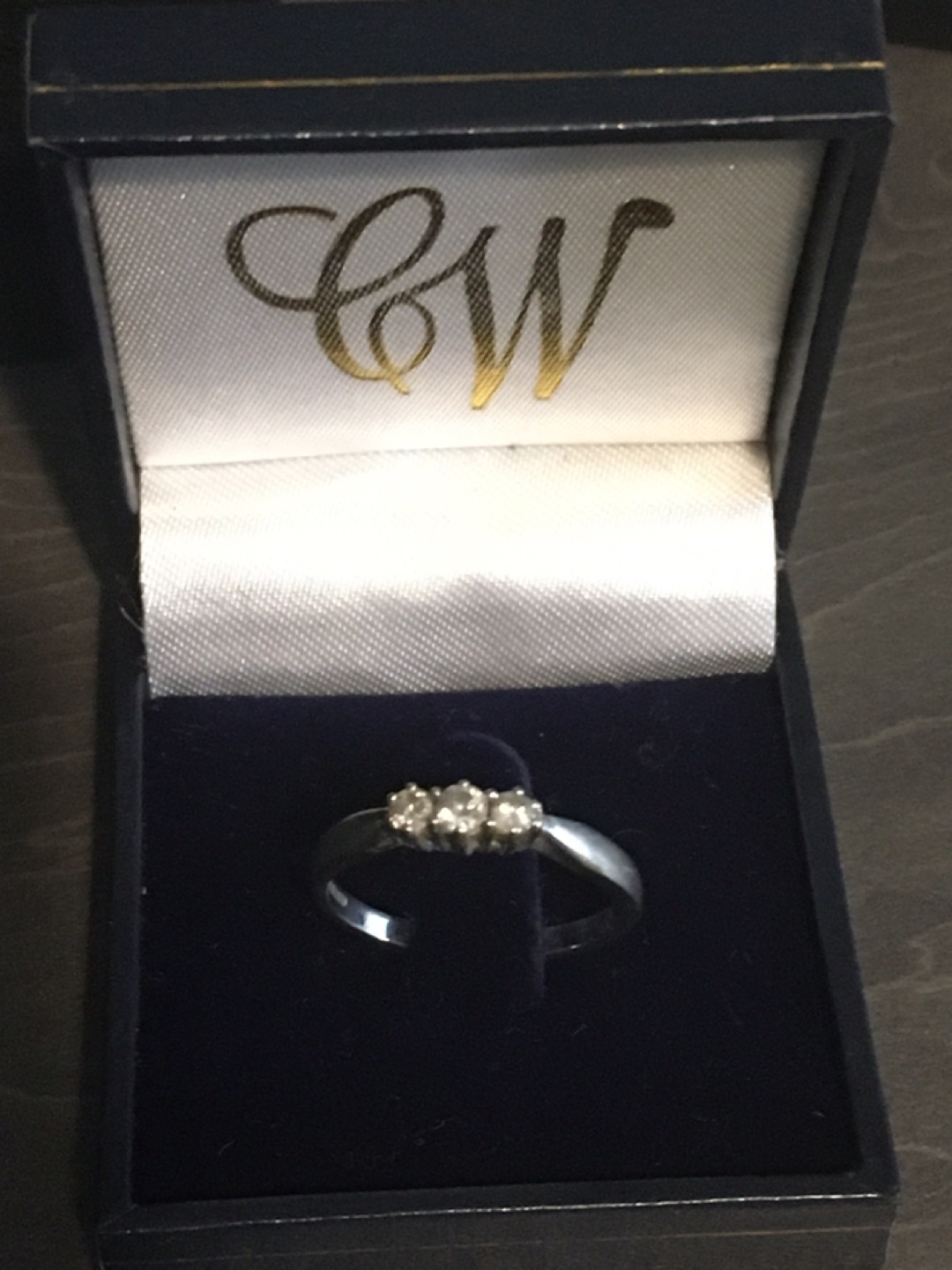 Diamond Ring Set in Presentation Box - photo 2