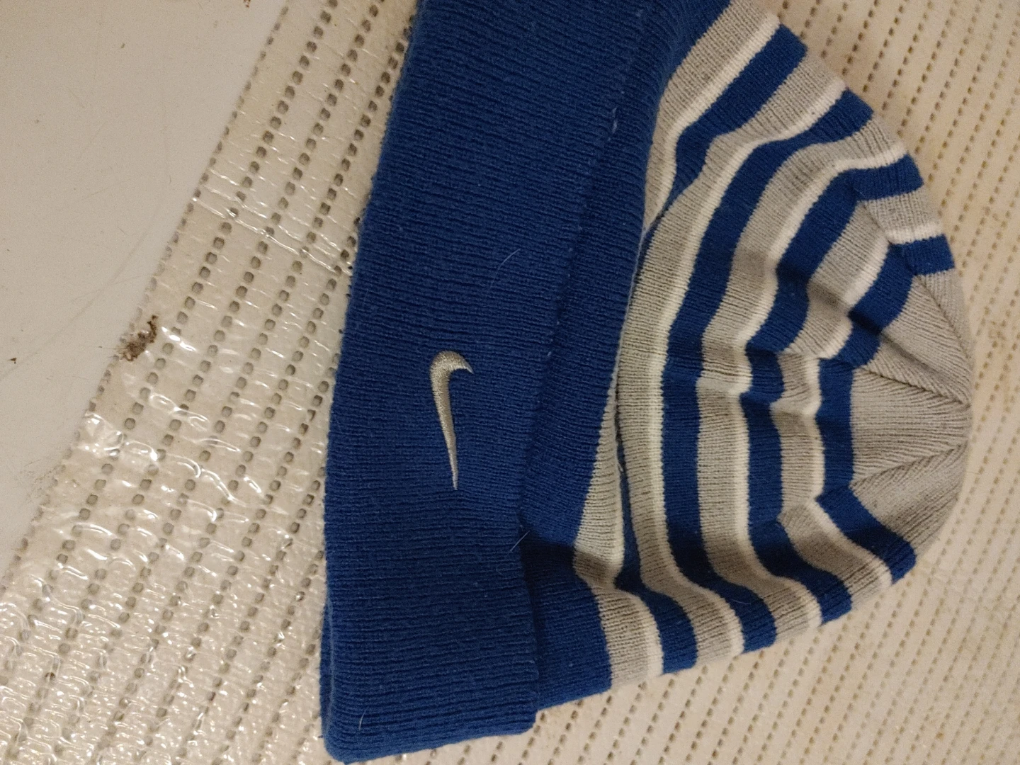 Nike Striped Beanie Hat