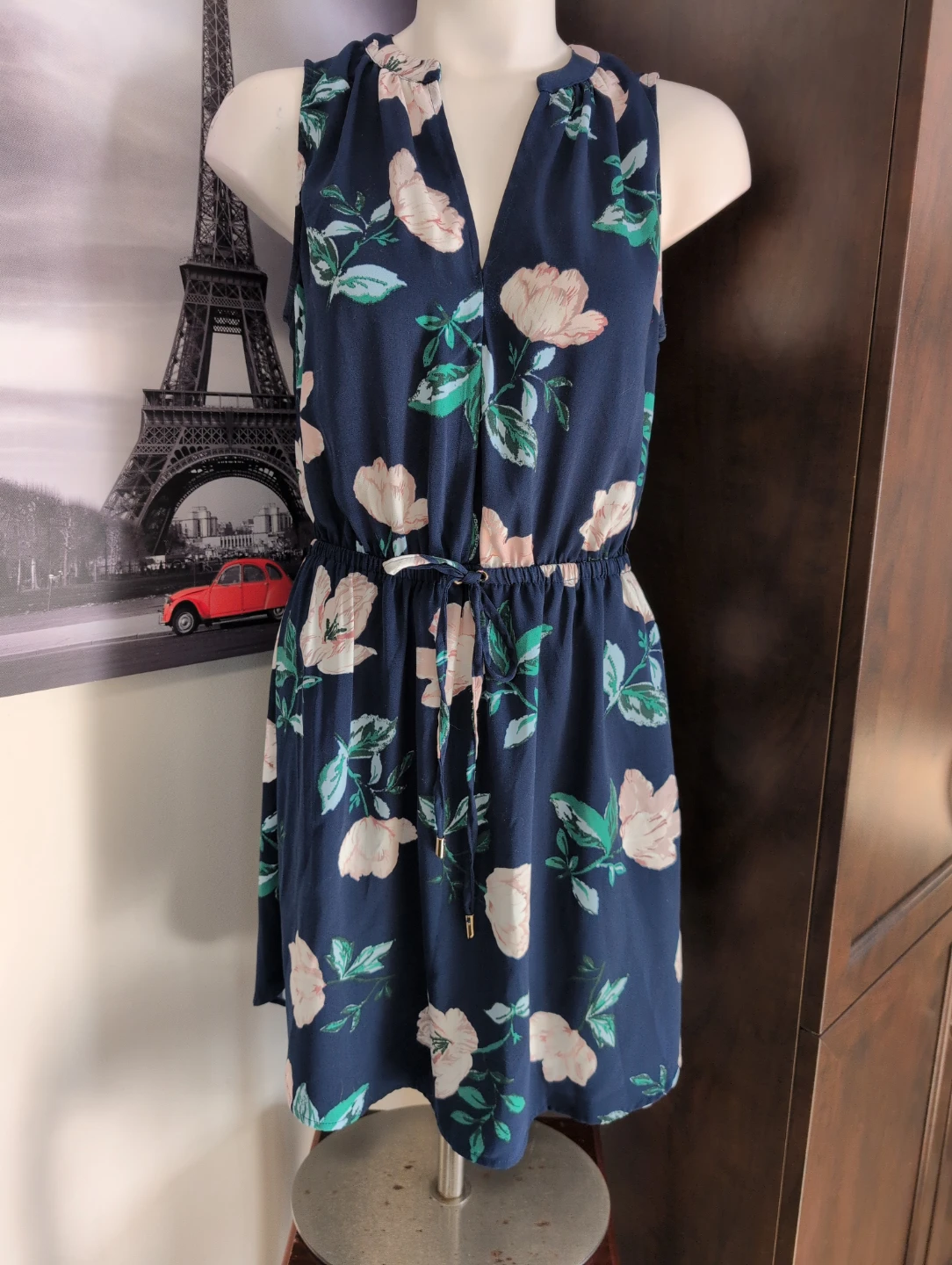 Dynamite Blue Floral Dress Size M