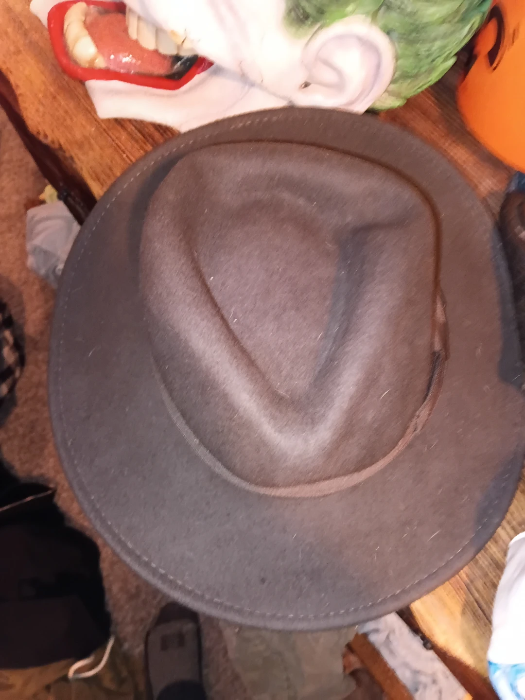 Indiana jonew Brown Fedora Hat - photo 2
