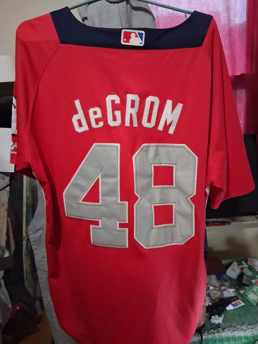 Majestic deGROM 48 National League Baseball Jersey - photo 2