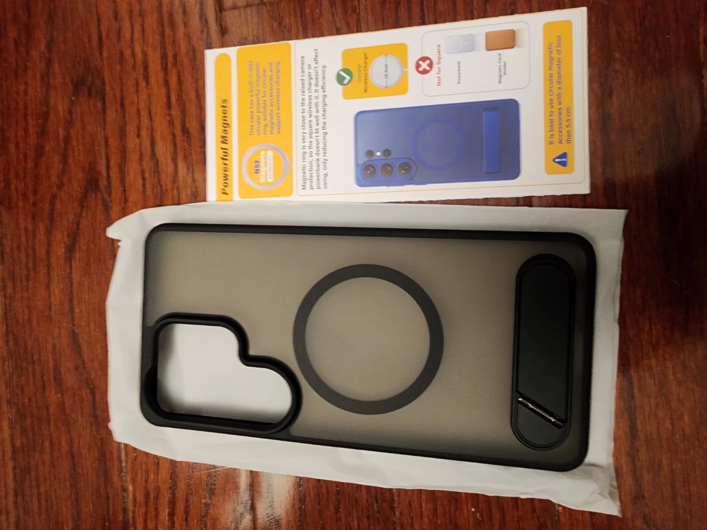 Samsung Galaxy S26 Ultra Black Case with Magnetic Ring - photo 3