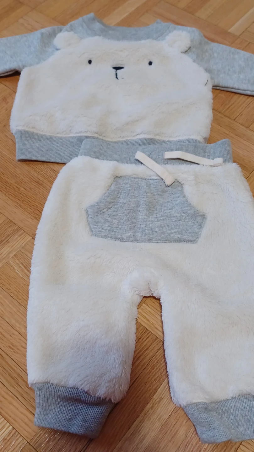 Baby Bear Fleece Outfit Set