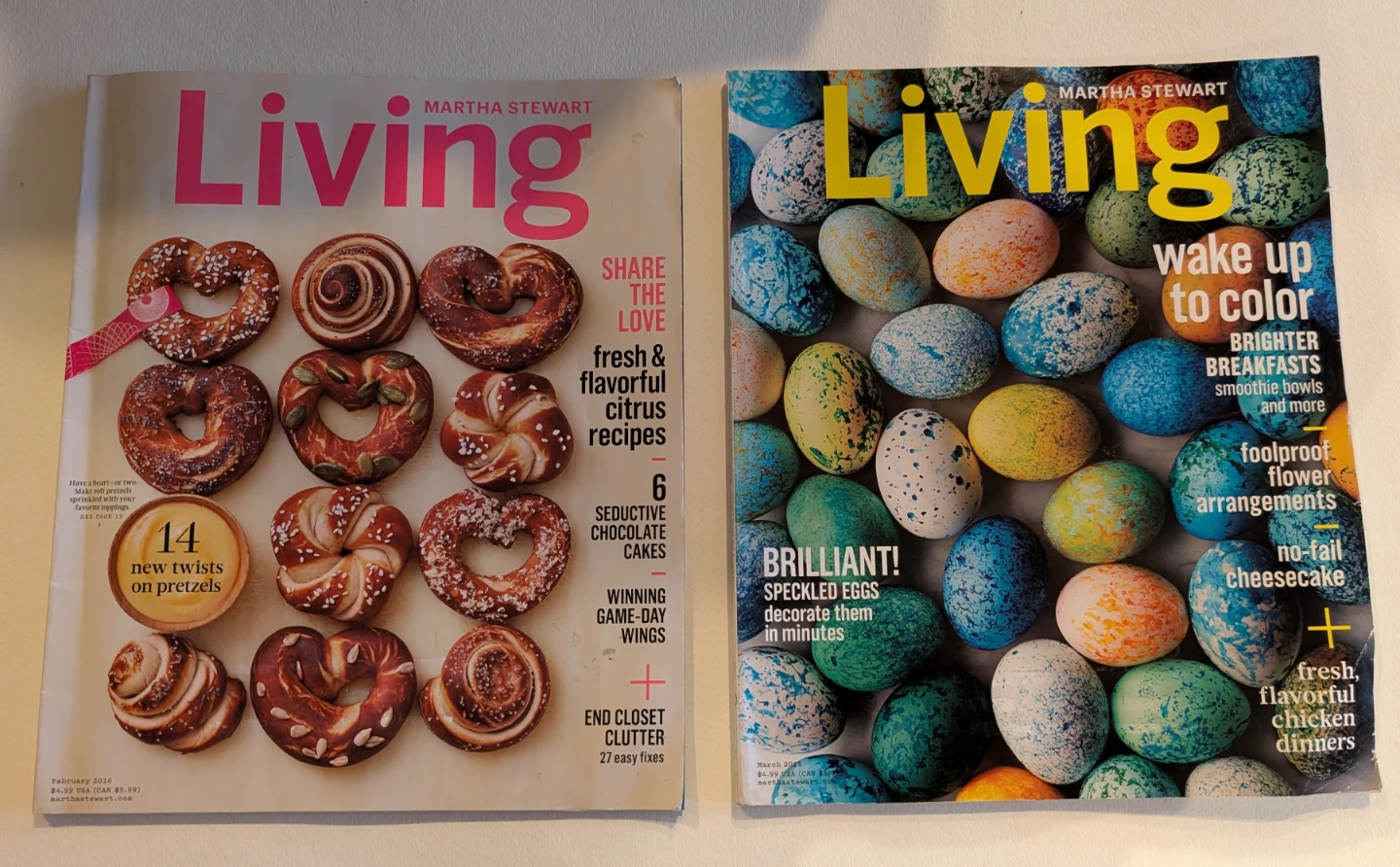 2 Martha Stewart Magazines