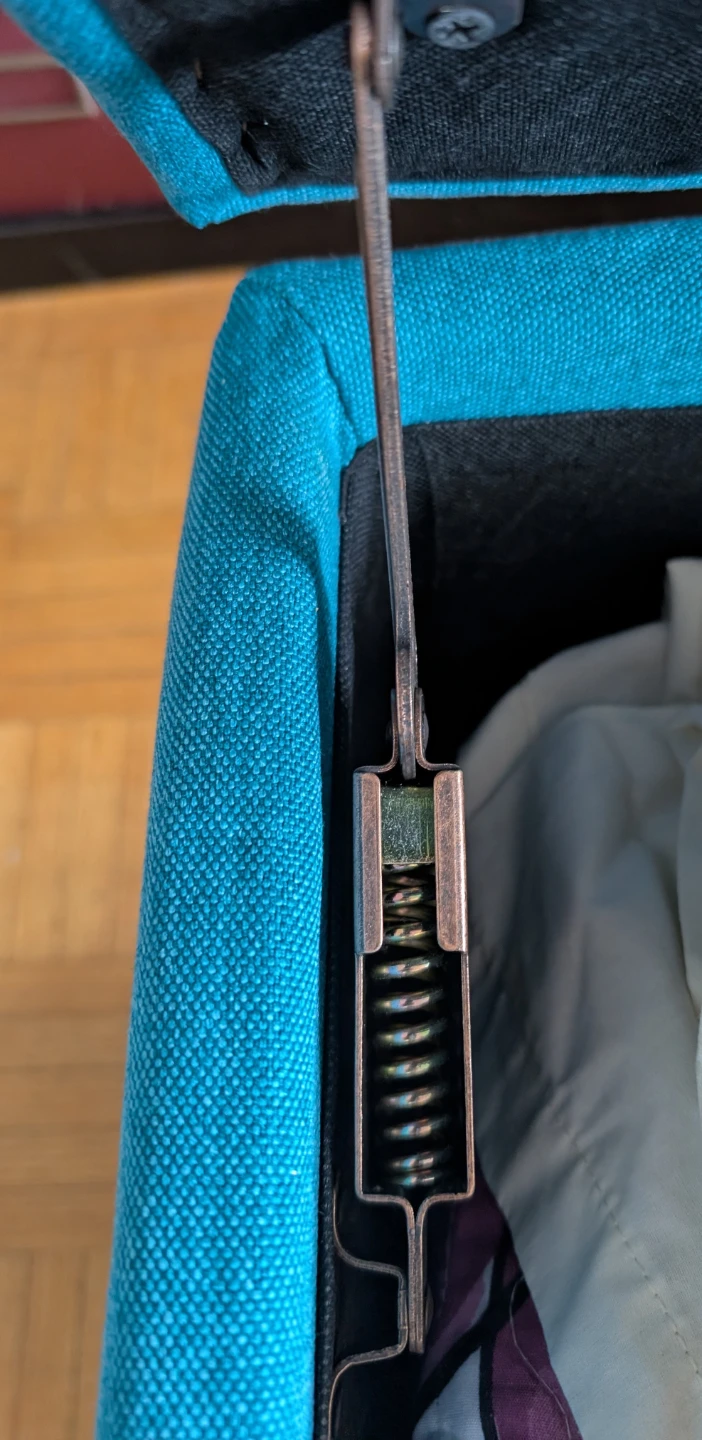 Teal Tufted Storage Ottoman Bench - photo 4