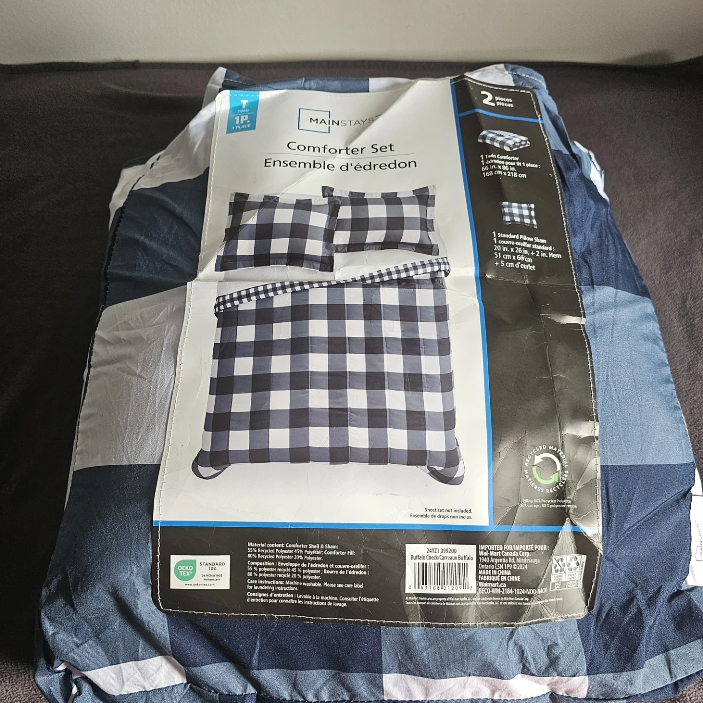 Mainstays Twin Comforter Set
