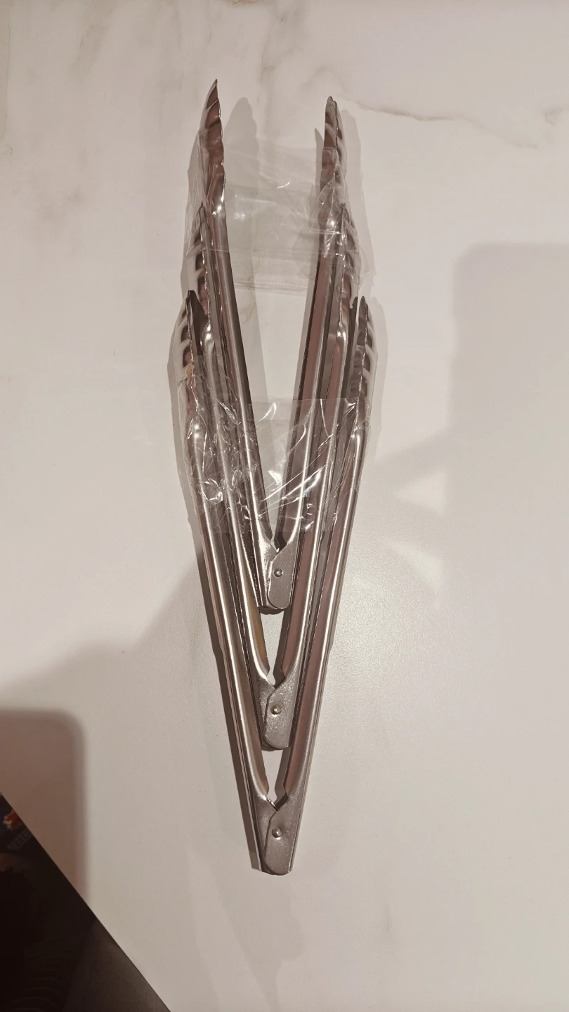 Stainless Steel Kitchen Tongs Set of 3