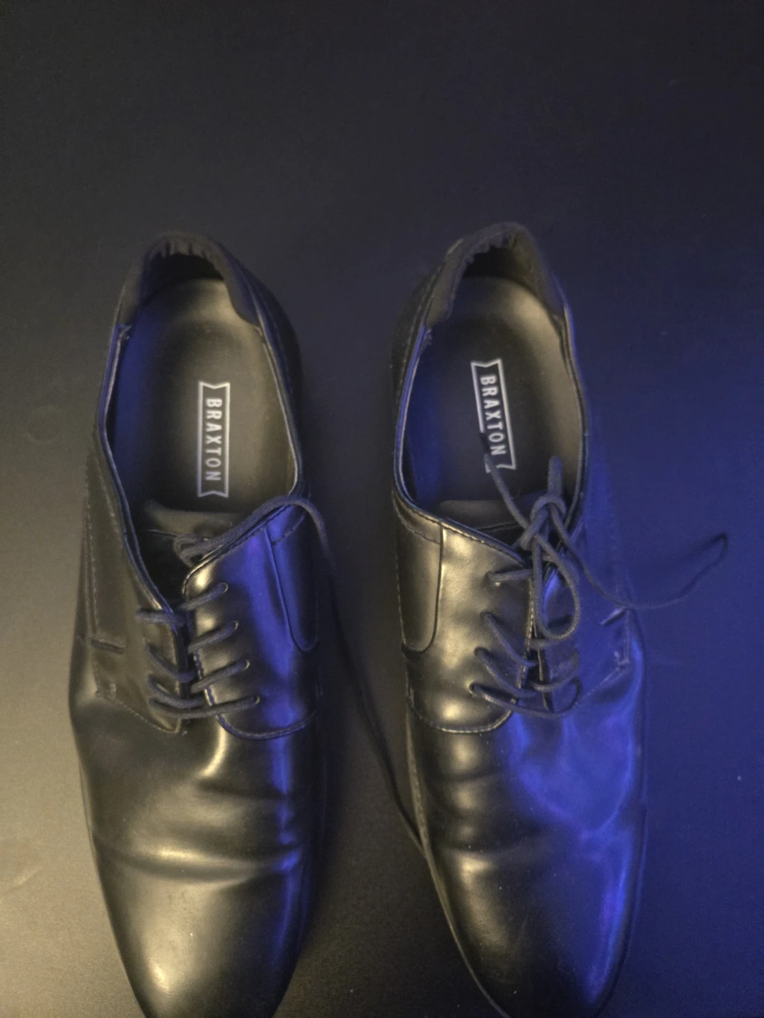 Size 8 Braxton Black Dress Shoes