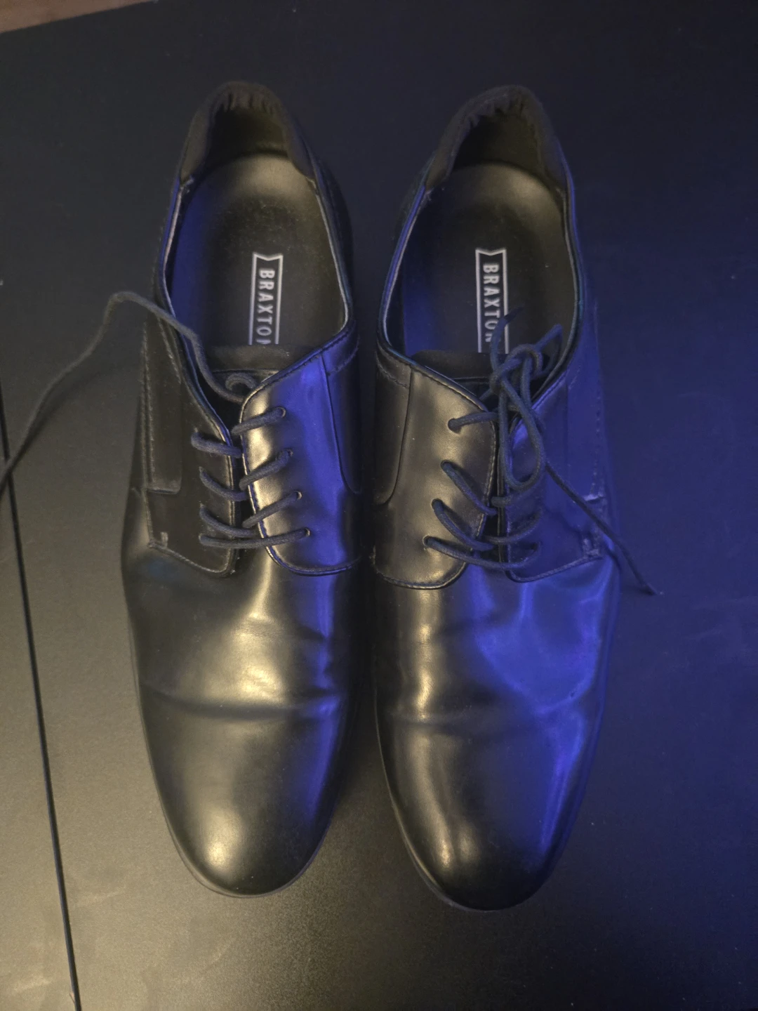 Size 8 Braxton Black Dress Shoes - photo 2